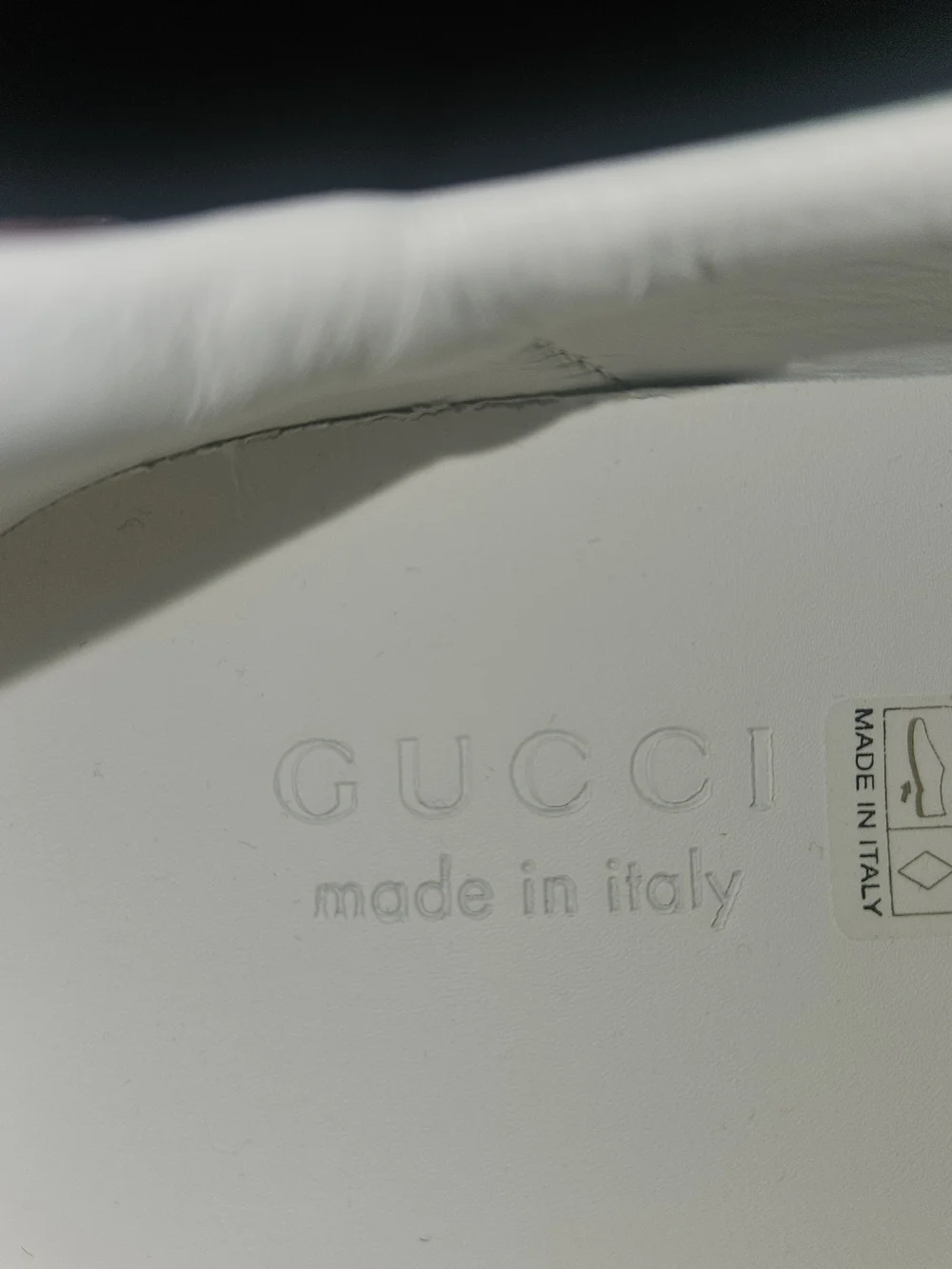 Gucci Green Embossed GG Leather Low-Top Sneakers